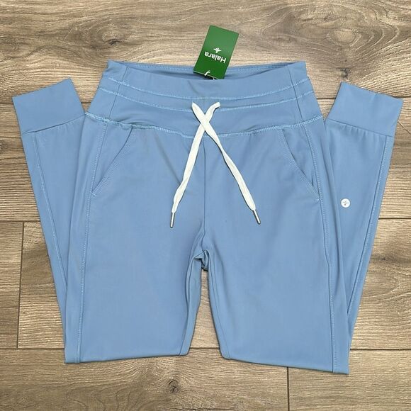 Halara Softlyzero Plush‎ High Waisted Drawstring Side Pocket Joggers Blue SP - Picture 2 of 11